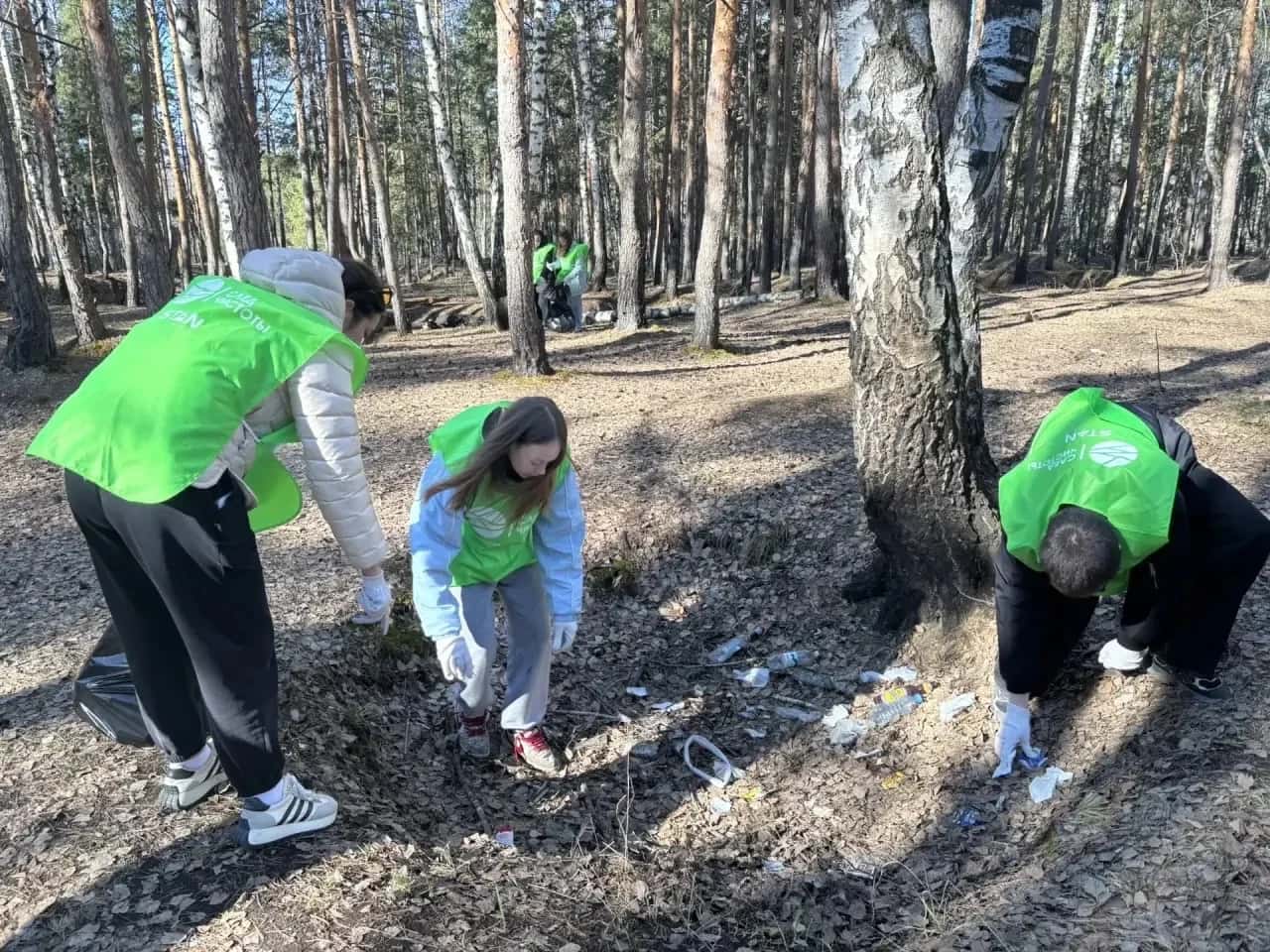 В Каменске-Уральском студенты провели субботник от мототрассы до «Румба»