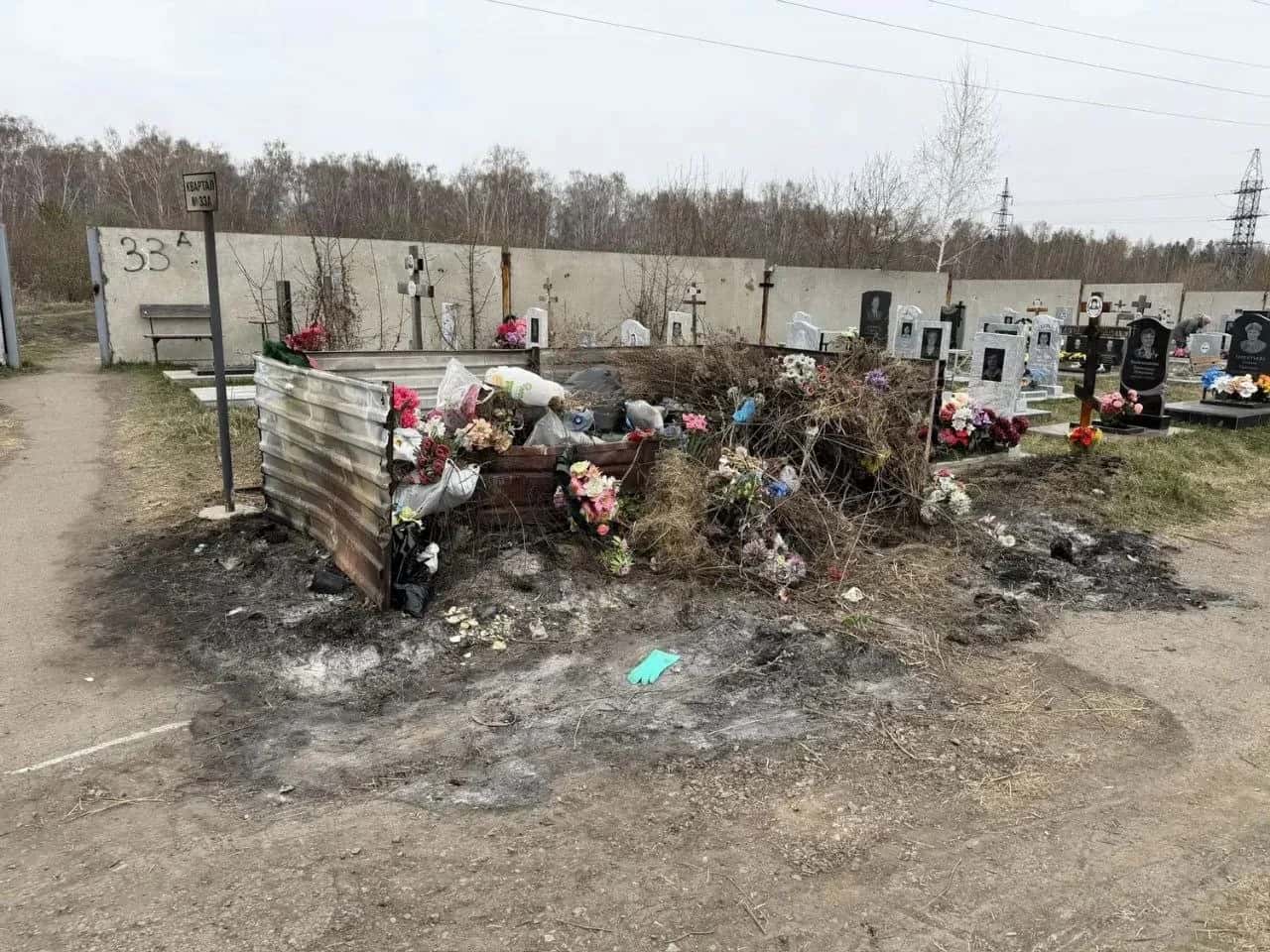 В Каменске-Уральском подростков заподозрили в поджоге кладбища