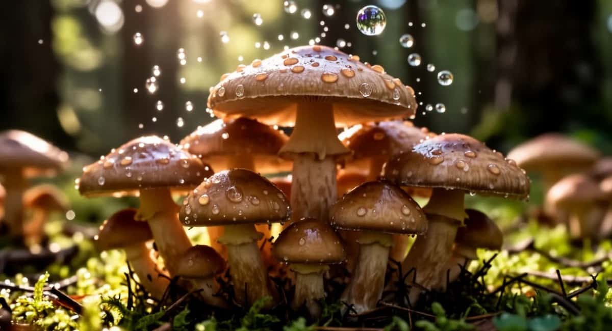 Раньше грибы не находил, теперь брызгаю на опята эту жидкость из пузырька — и поляна набита за полчаса