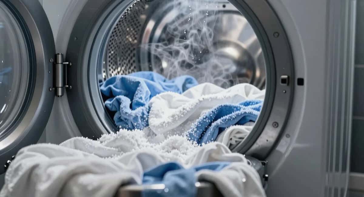 2 ложки в стиральную машину — и запах сырости уходит навсегда: барабан блестит, белье пахнет свежестью