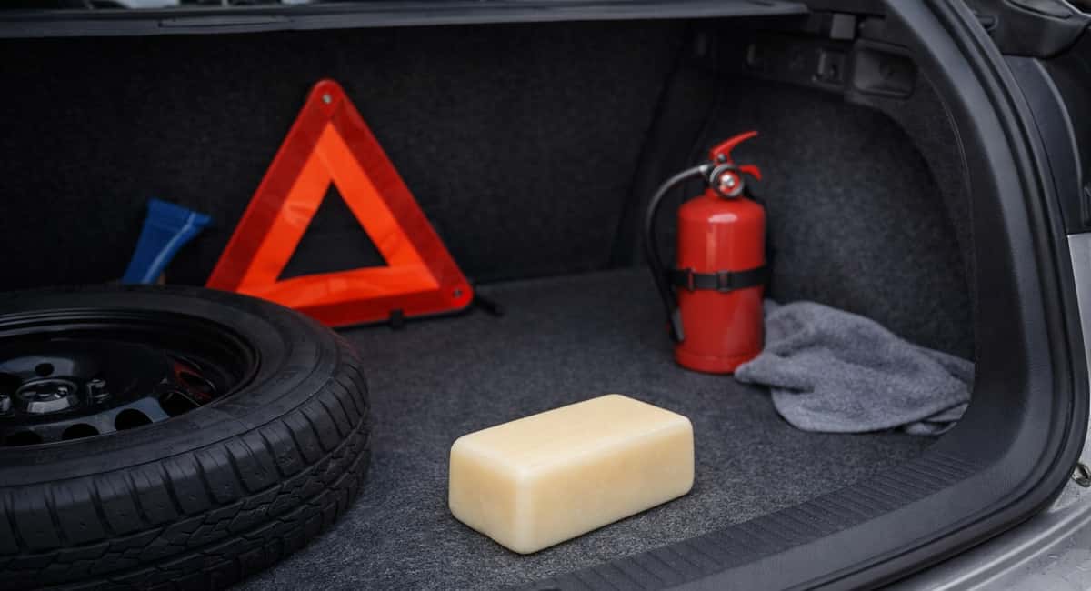 Жаль, раньше не знал этот секрет: зачем опытные водители кладут кусок мыла в багажник