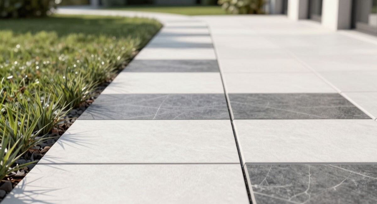 Плитка и керамогранит — больше не эталон: сейчас все делают дорожки из этого покрытия — не скользко, не трескается, не выцветает