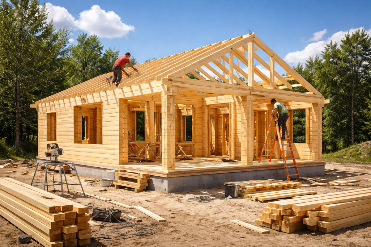 ИЖС в России упал на 40%: россияне откладывают строительство из-за высоких ставок | Россияне перестали активно строить дома — причины