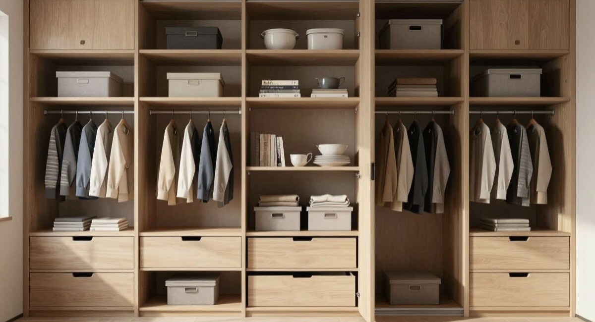 Японская система «вертикального хранения» — шкафы вмещают в 2 раза больше вещей