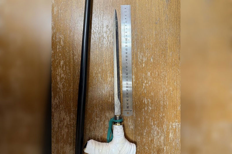 В Екатеринбурге женщина пыталась пронести нож в суд, спрятав его в трости | Жительница Екатеринбурга принесла нож в суд в трости